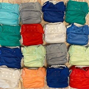 Cloth diaper lot; BumGenius brand.